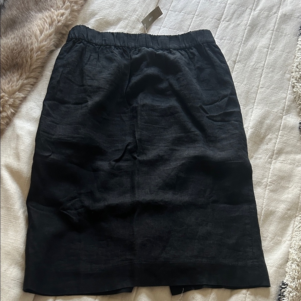 J. Crew Classic Black Pencil Skirt